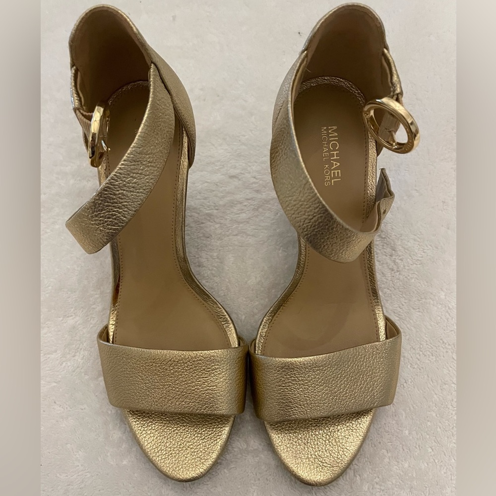 Gold Michael Kors Wedges